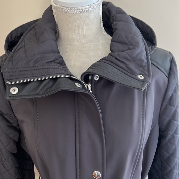 Michael Kors Quilted-Sleeve Jacket Coat Size: M - Picture 2 of 7